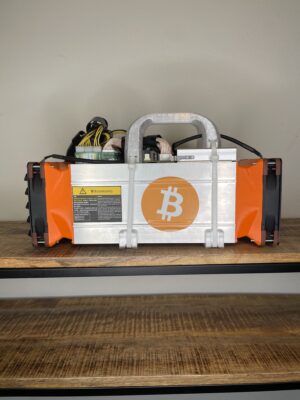 S9 Bitcoin miner side view